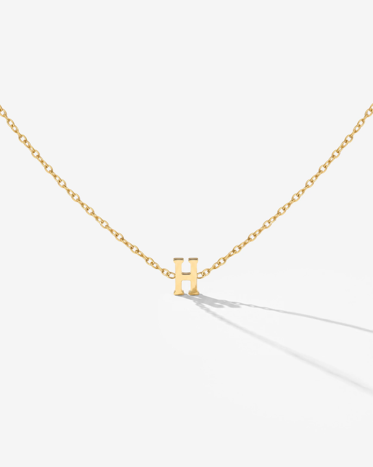 LUAMAYA Tiny Letter Necklace