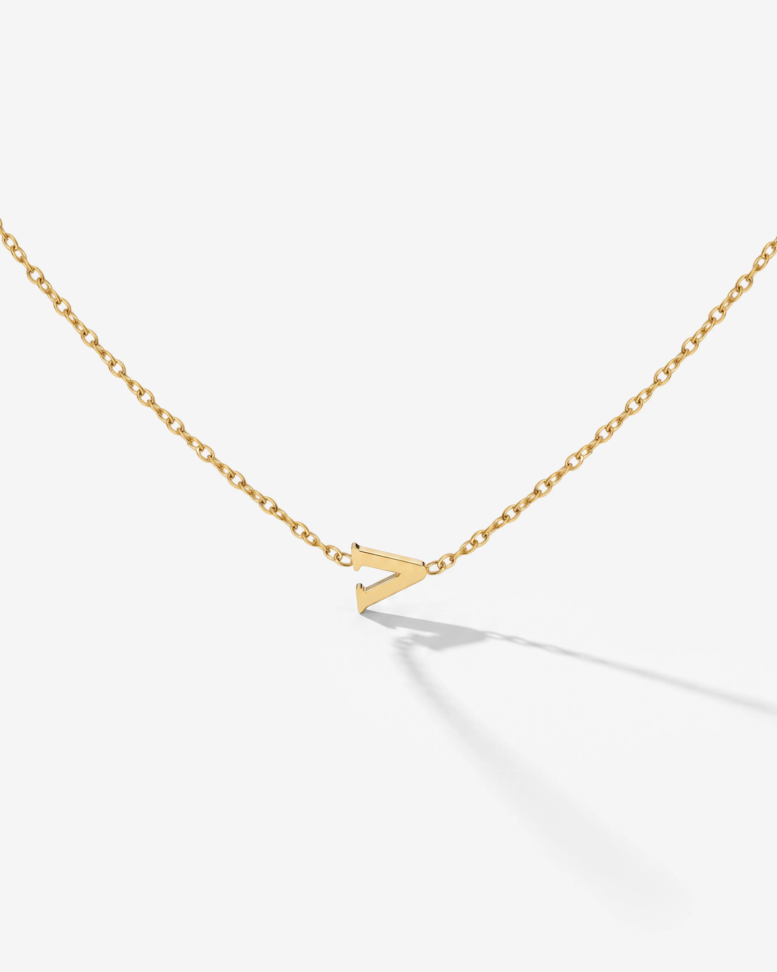 LUAMAYA Tiny Letter Necklace ABC