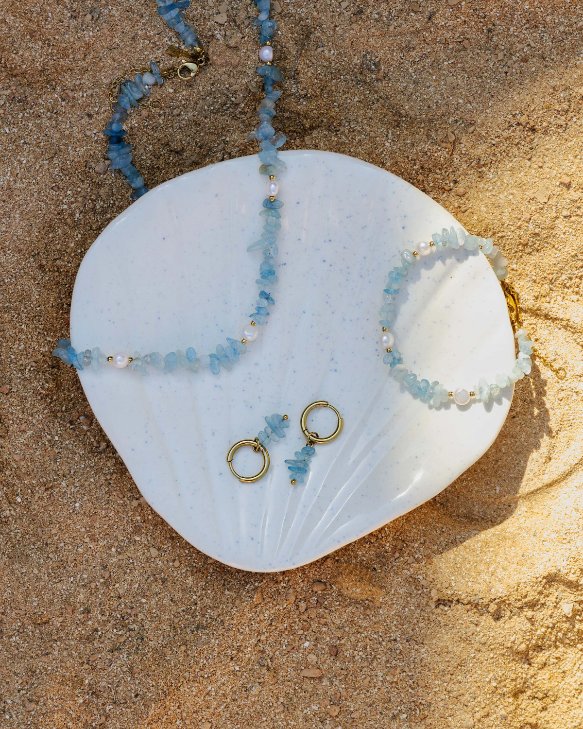 LUAMAYA Seafoam Hoop Set Small