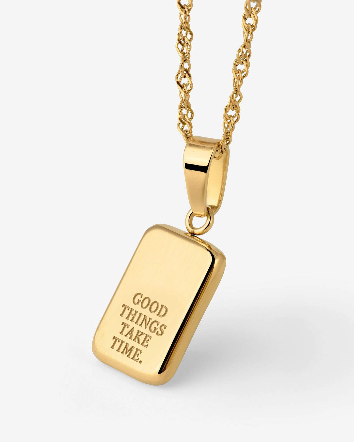 LUAMAYA Good things take time Necklace Gold