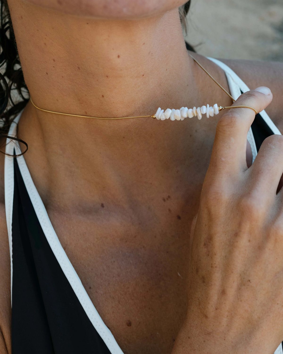 LUAMAYA Shell Relic Choker