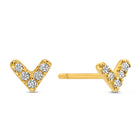 Ohrstecker mit 10 Zirkonia Gold 585  57719