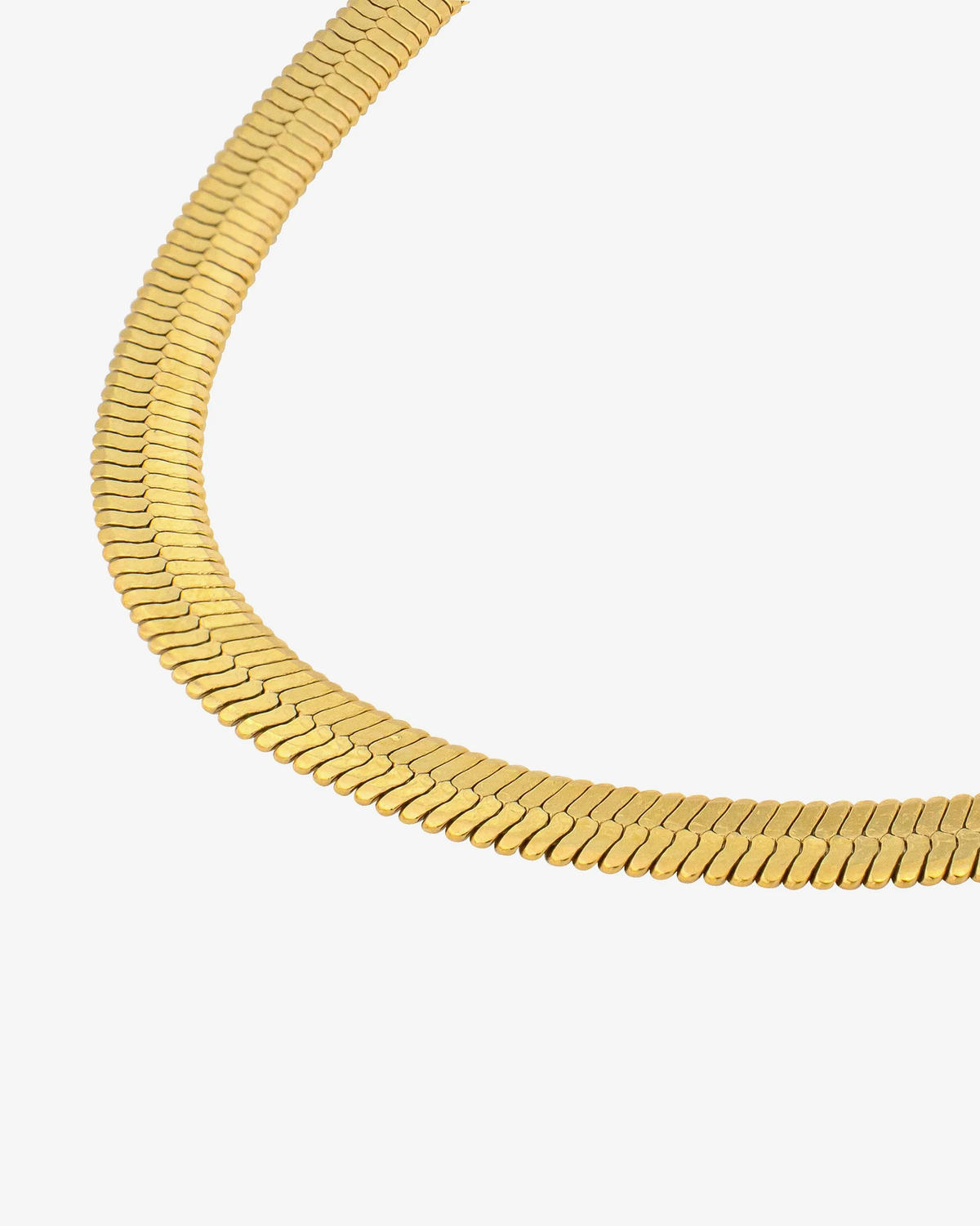 LUAMAYA Slim Herringbone Bracelet Gold