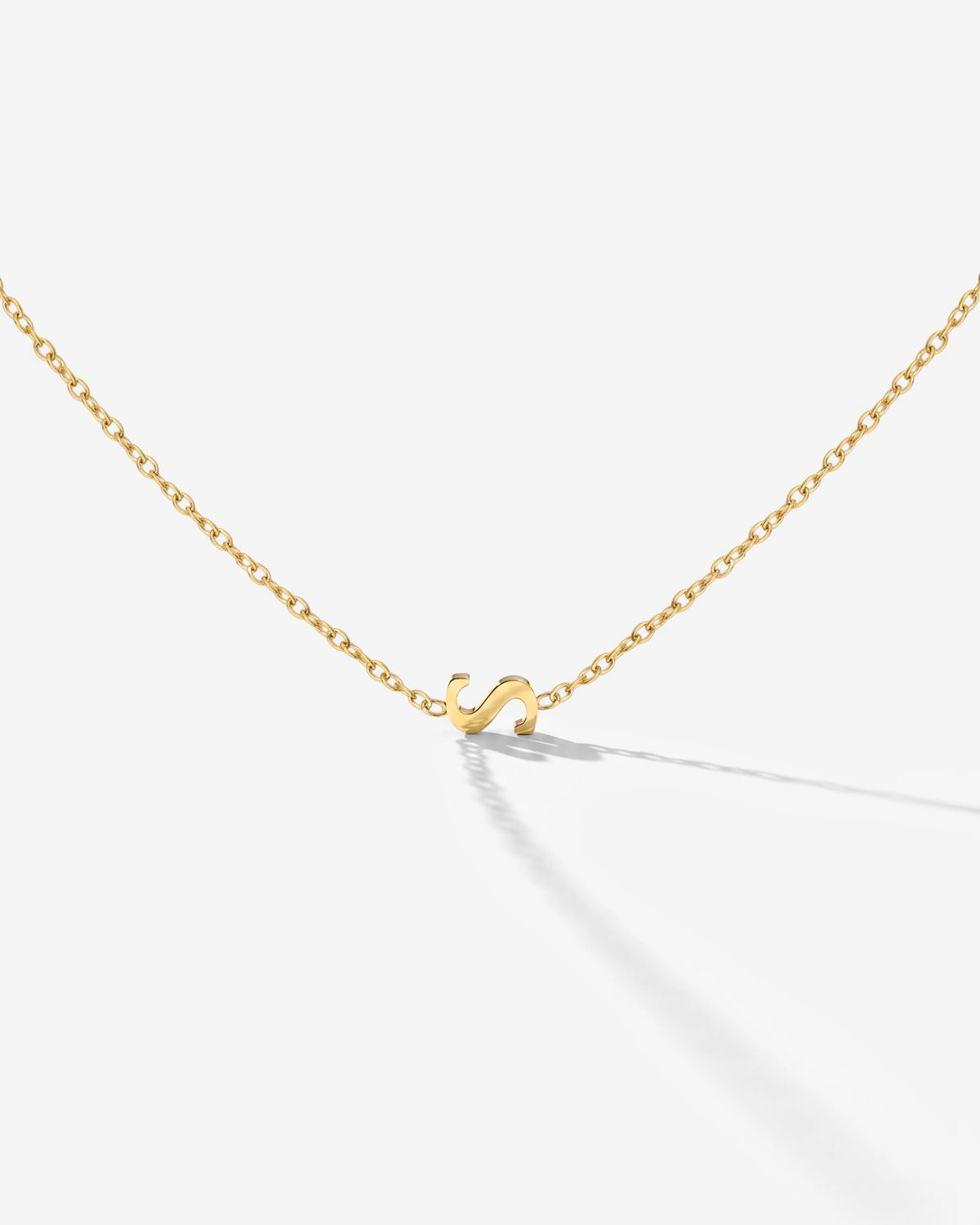 LUAMAYA Tiny Letter Necklace ABC