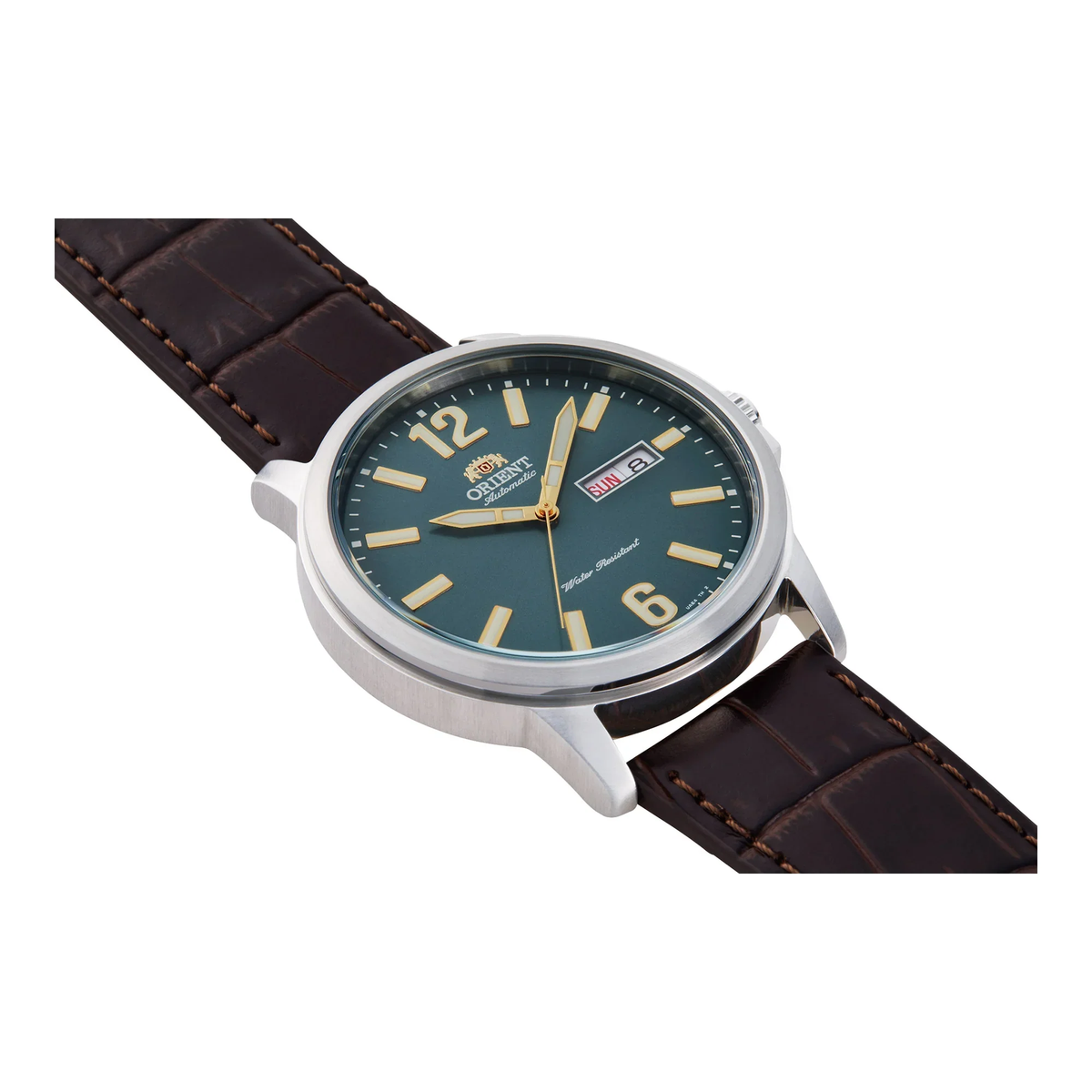 Orient Conmuter Grünes Leder RA-AA0C06E
