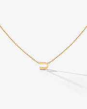 LUAMAYA Tiny Letter Necklace