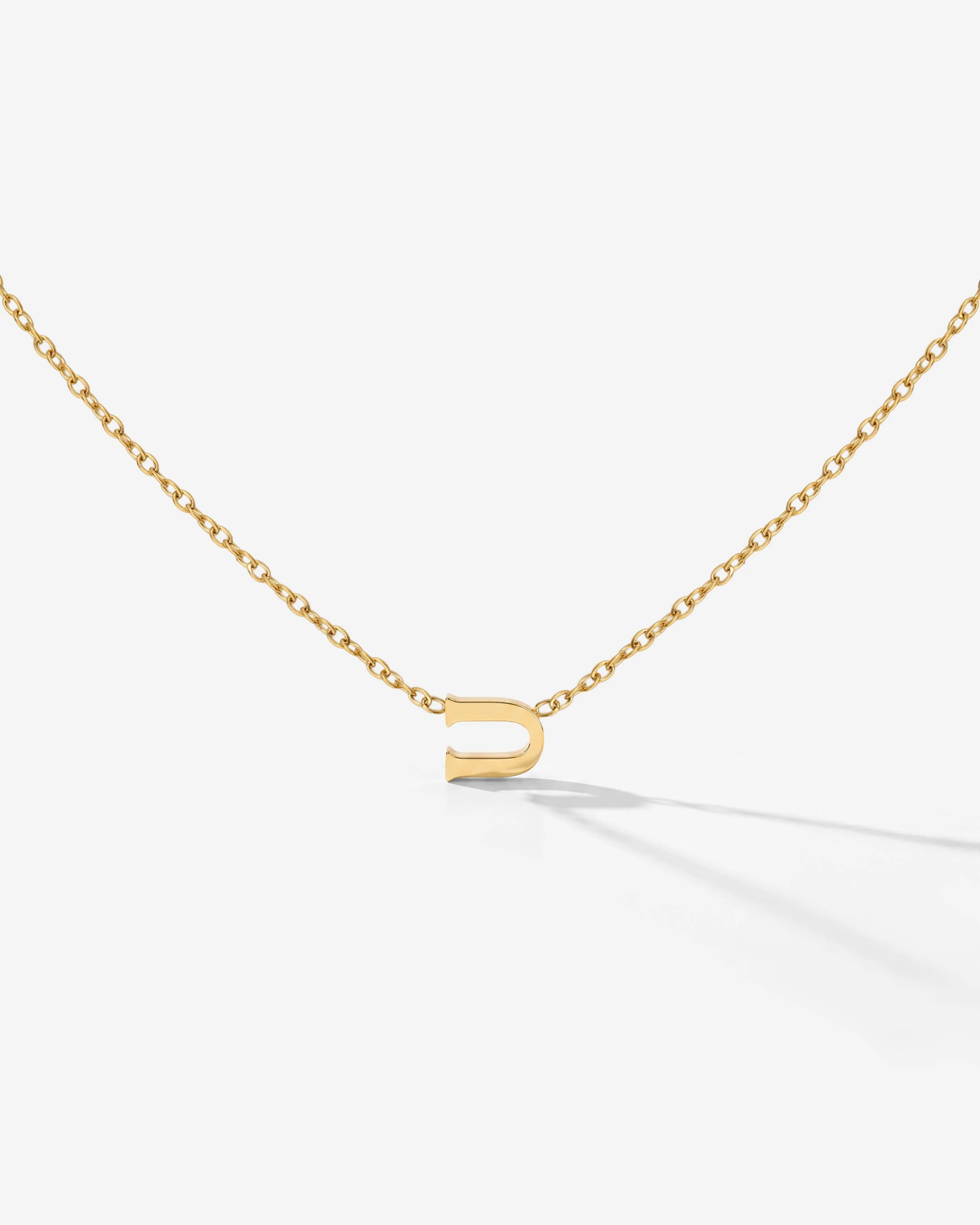 LUAMAYA Tiny Letter Necklace
