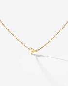 LUAMAYA Tiny Letter Necklace