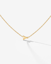 LUAMAYA Tiny Letter Necklace