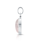 Anhänger aus Sterlingsilber mit einem weißen Labradorit (Regenbogenmondstein) P-3984