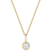 Lovebird Anhänger mit Lab Grown Brillant 0,20 ct. Gelbgold 585 LB680