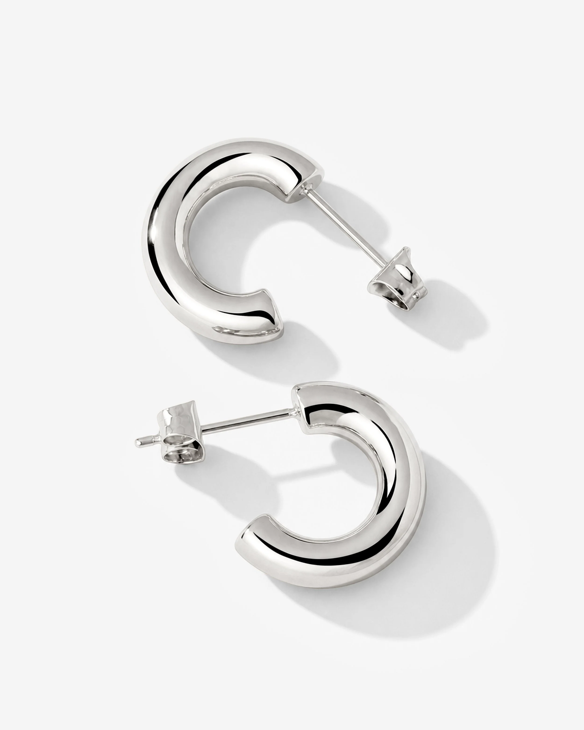 LUAMAYA Inner Light Hoop Studs