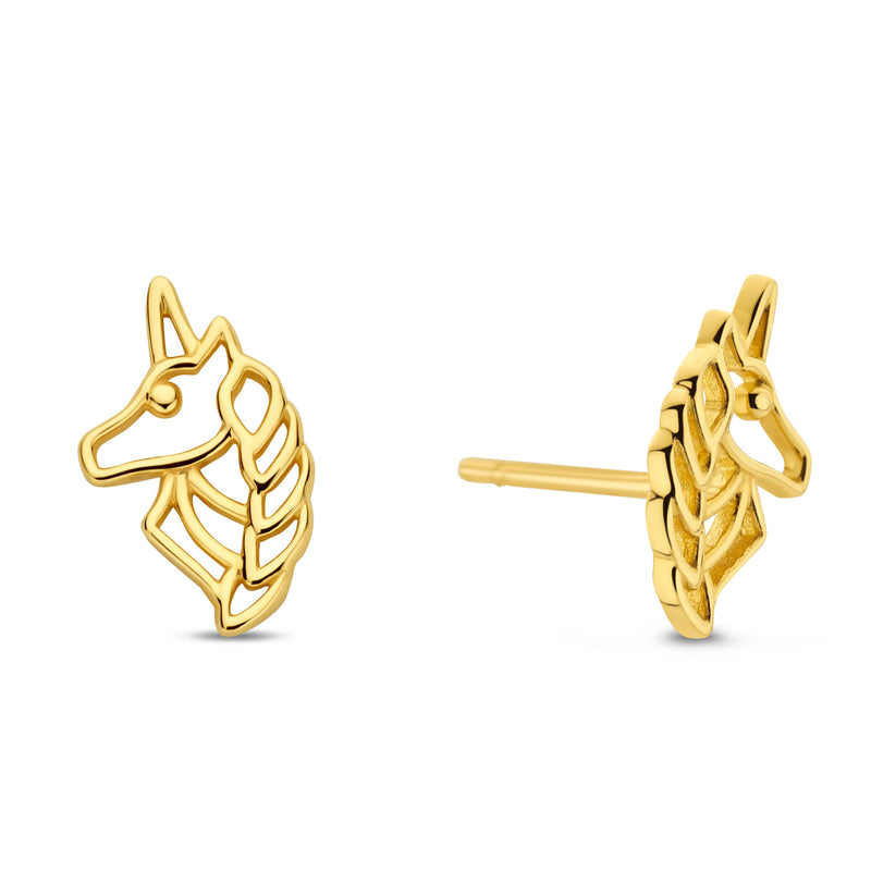 Ohrstecker Einhorn Gold 585 57771