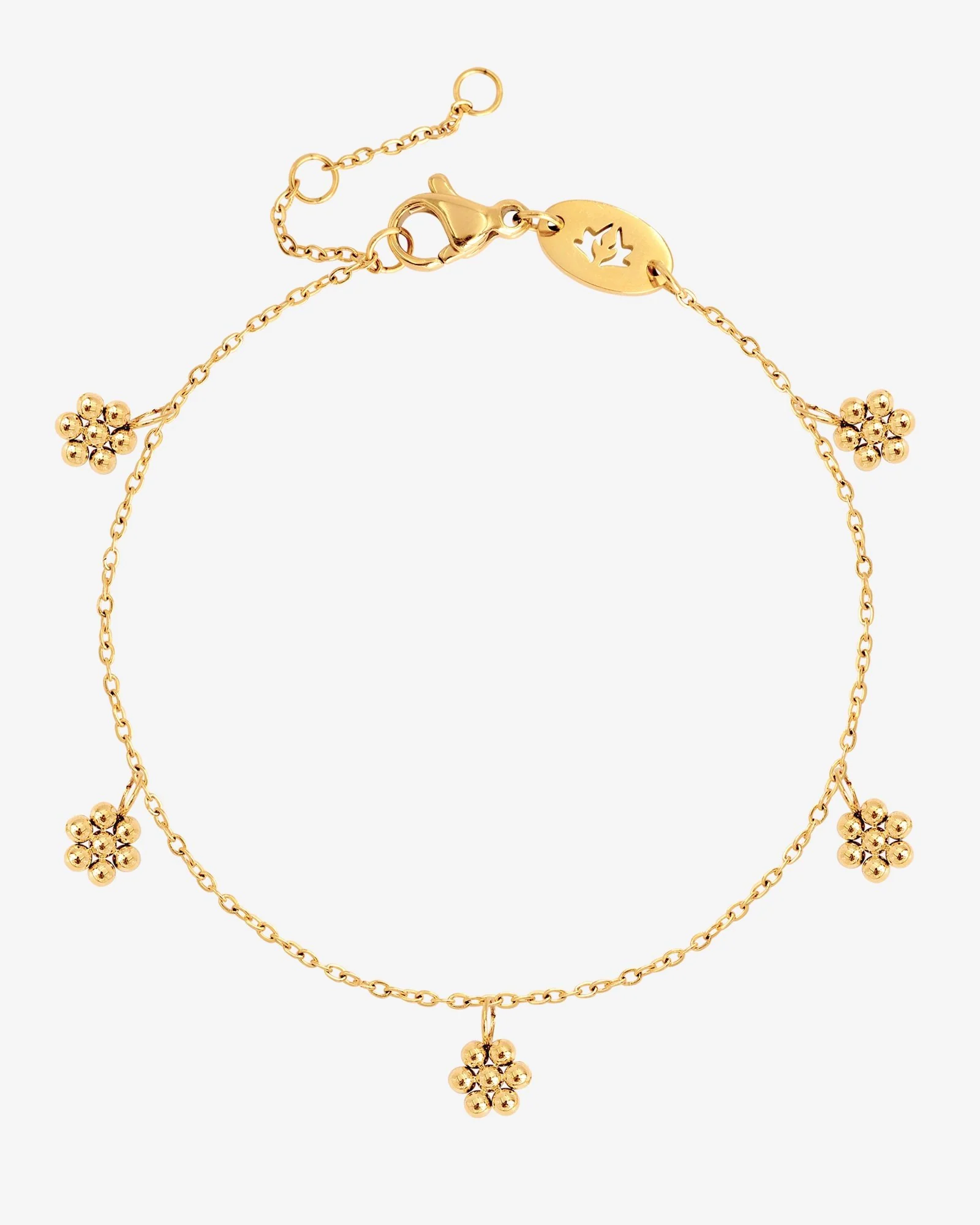 LUAMAYA Blooming Anklet Gold Fusskette