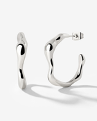 LUAMAYA Solar Wave Hoop Studs Large
