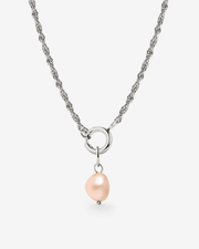 LUAMAYA Perla Rosa Rope Chain Necklace