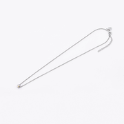Sterlingsilber Halskette mit Bicolor poliert Mini Edelweiß Anhänger NG-8026