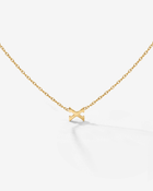 LUAMAYA Tiny Letter Necklace
