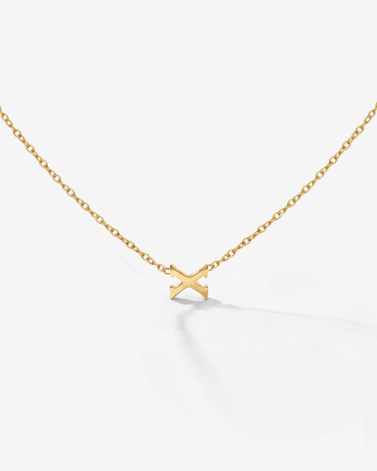 LUAMAYA Tiny Letter Necklace