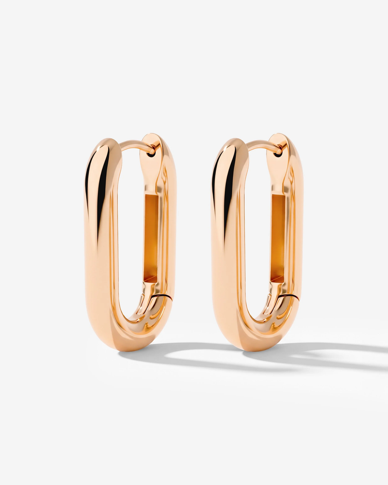 LUAMAYA Chunky Oval Hoops Small