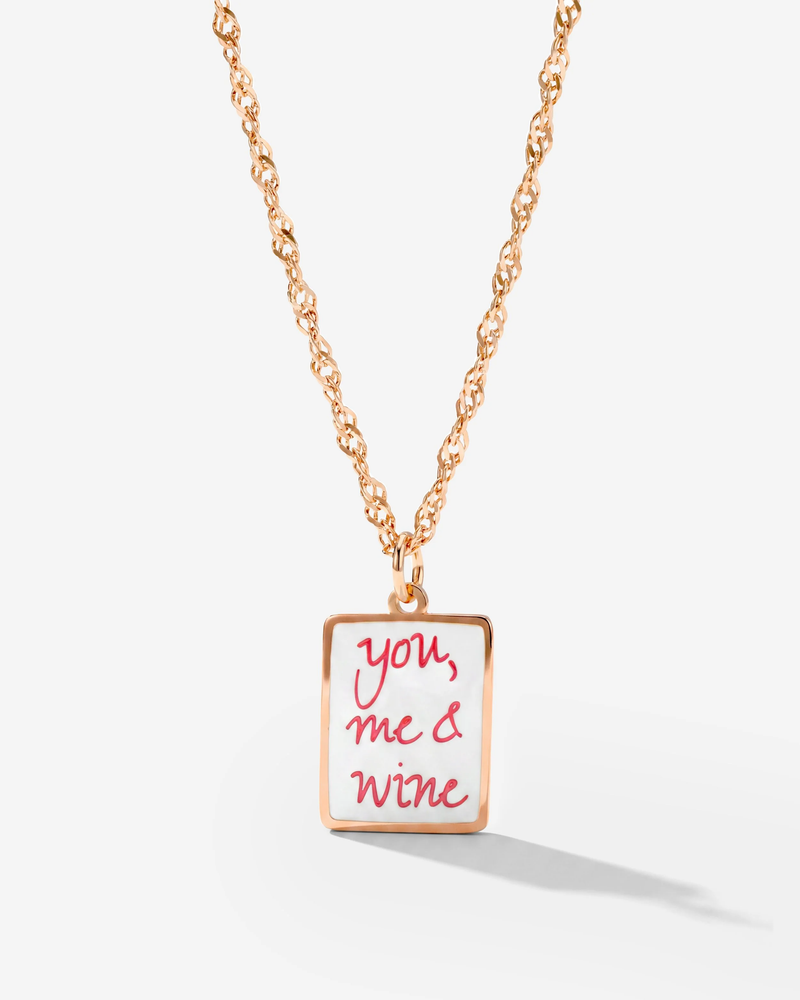 LUAMAYA You, Me & Wine Necklace