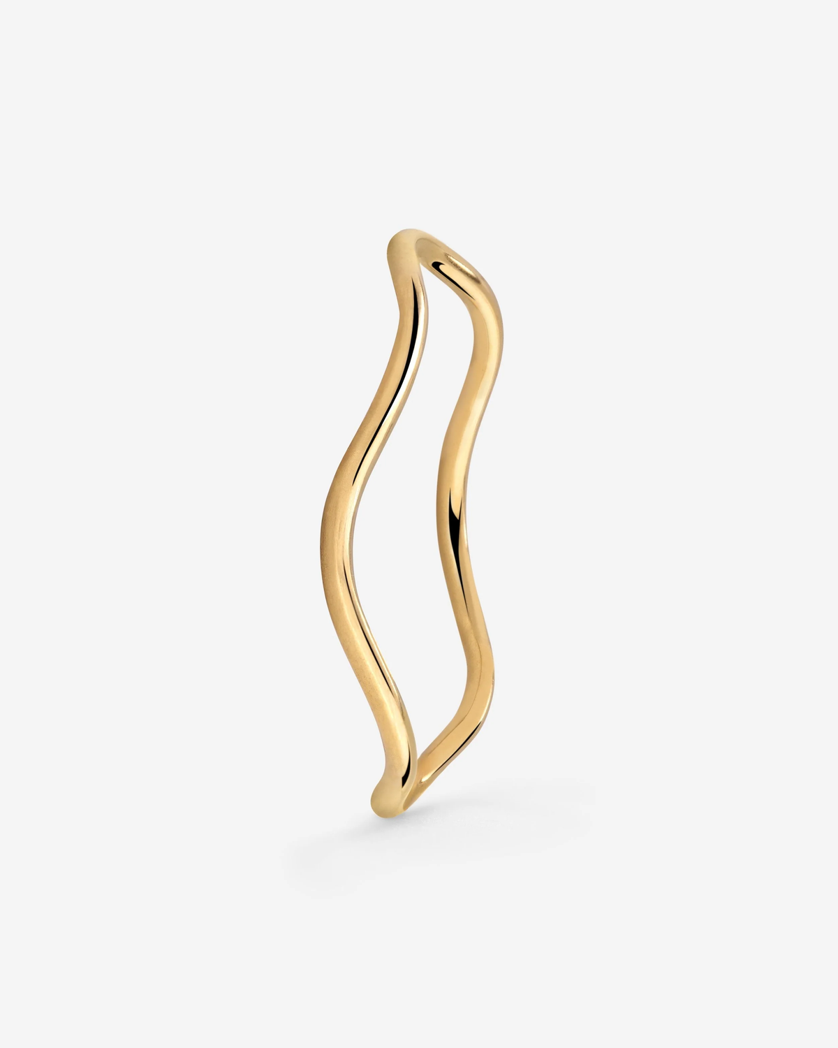 LUAMAYA Slim Wave Ring Gold