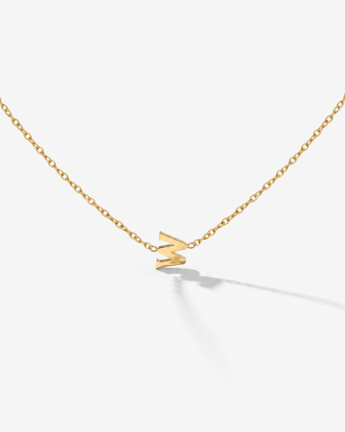 LUAMAYA Tiny Letter Necklace ABC