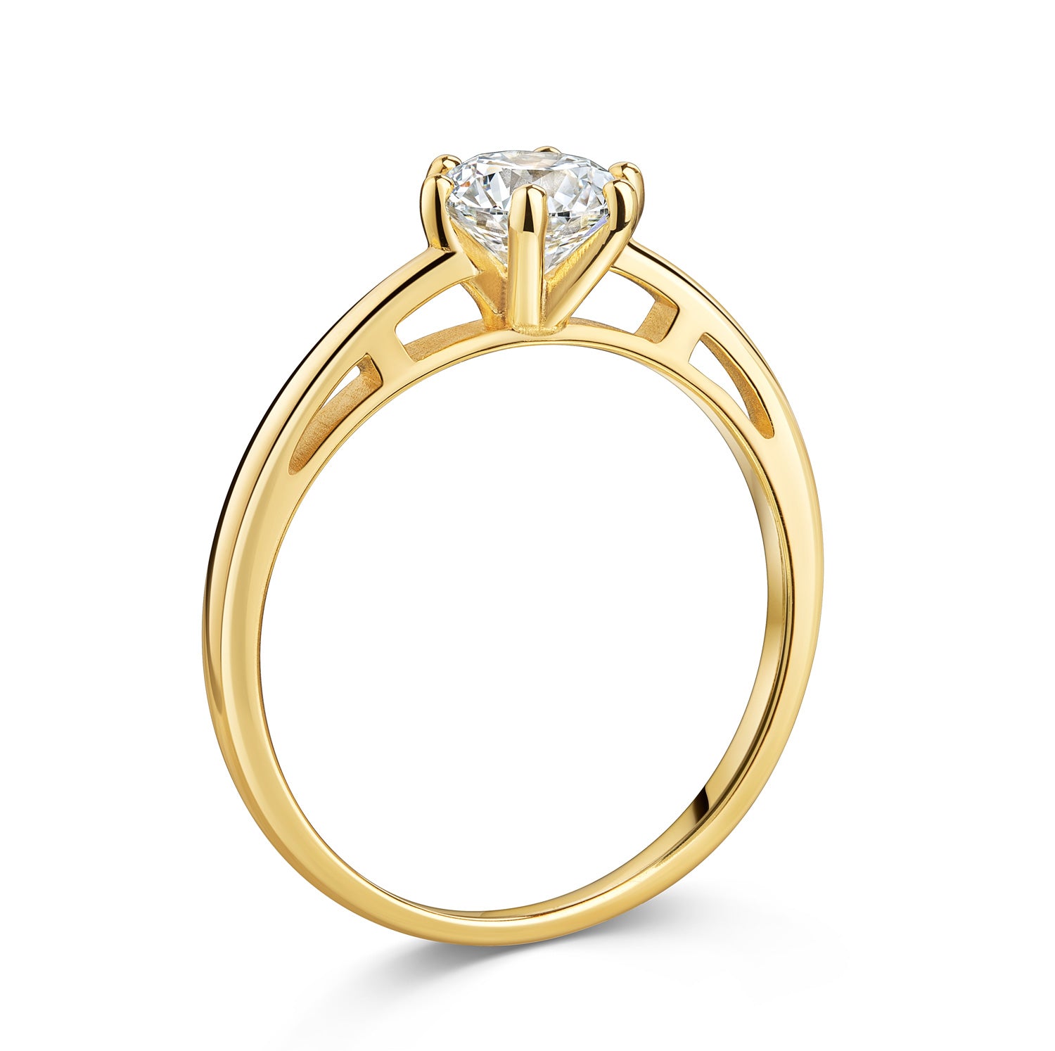 Lovebird Damenring mit Lab Grown Brillant 1,00 ct. Gelbgold 585 LB716