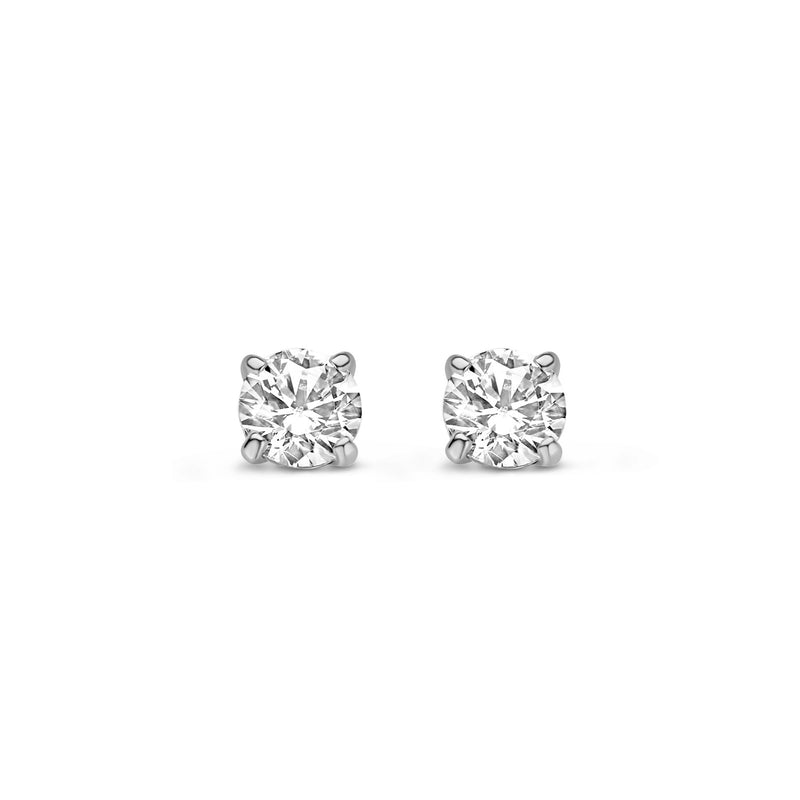 Ohrstecker mit Zirkonia 3mm Weißgold 585 57619