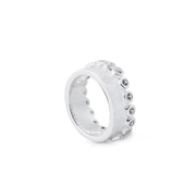 Ring aus gebürstetem Sterlingsilber 20-1001