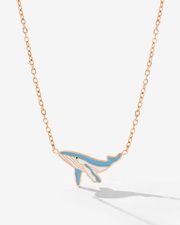 LUAMAYA Blue Whale Necklace