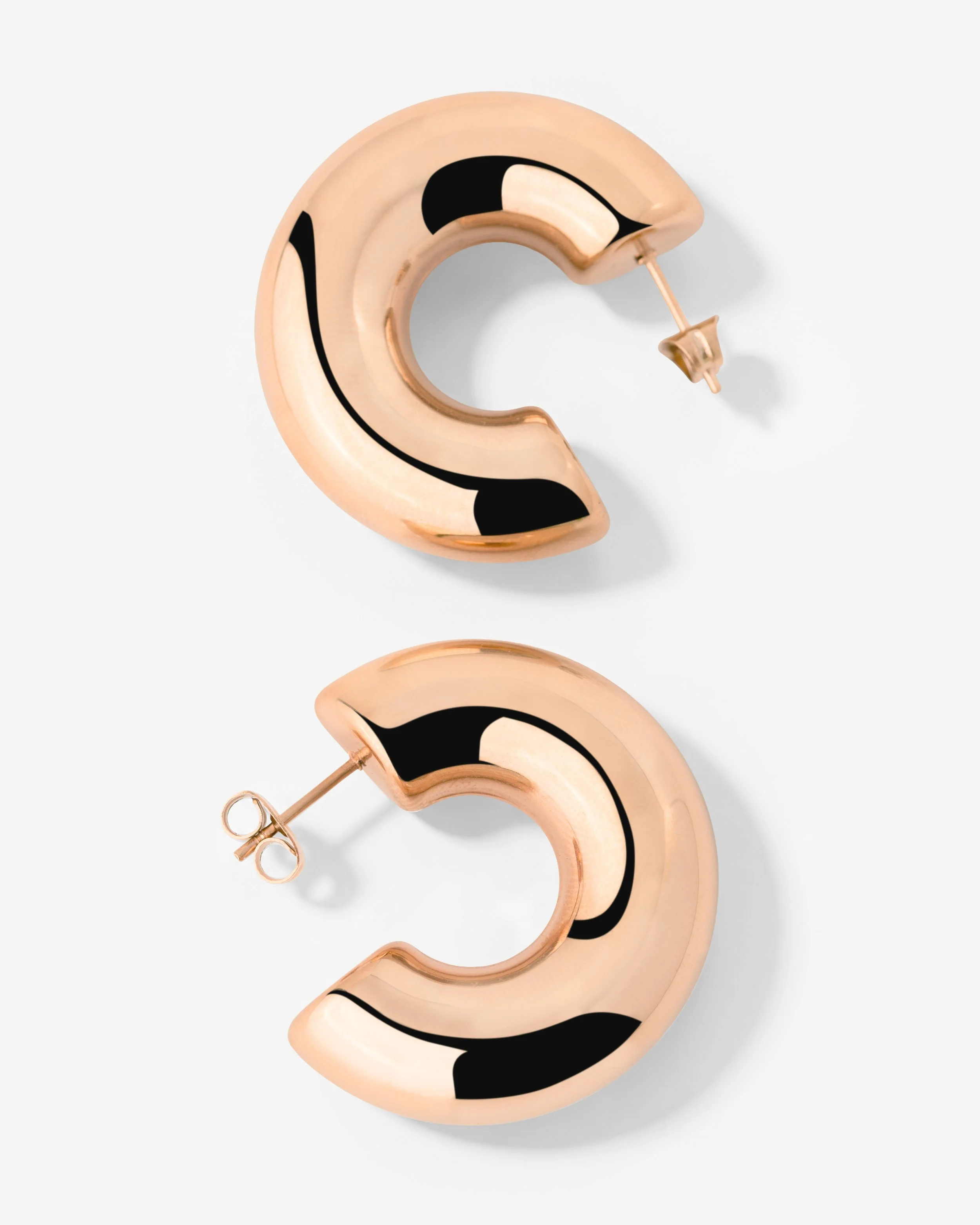 LUAMAYA Chunky Hoop Studs