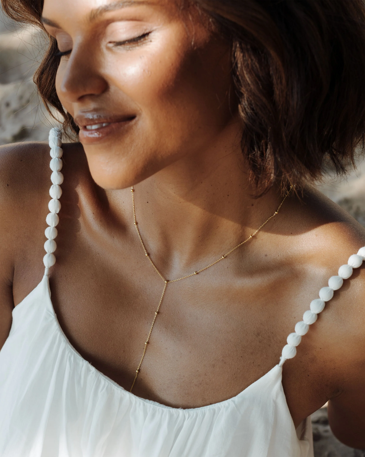 LUAMAYA Grounded Y-Necklace
