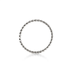 Ring aus Sterlingsilber mit glänzender Torsade RI-10035P