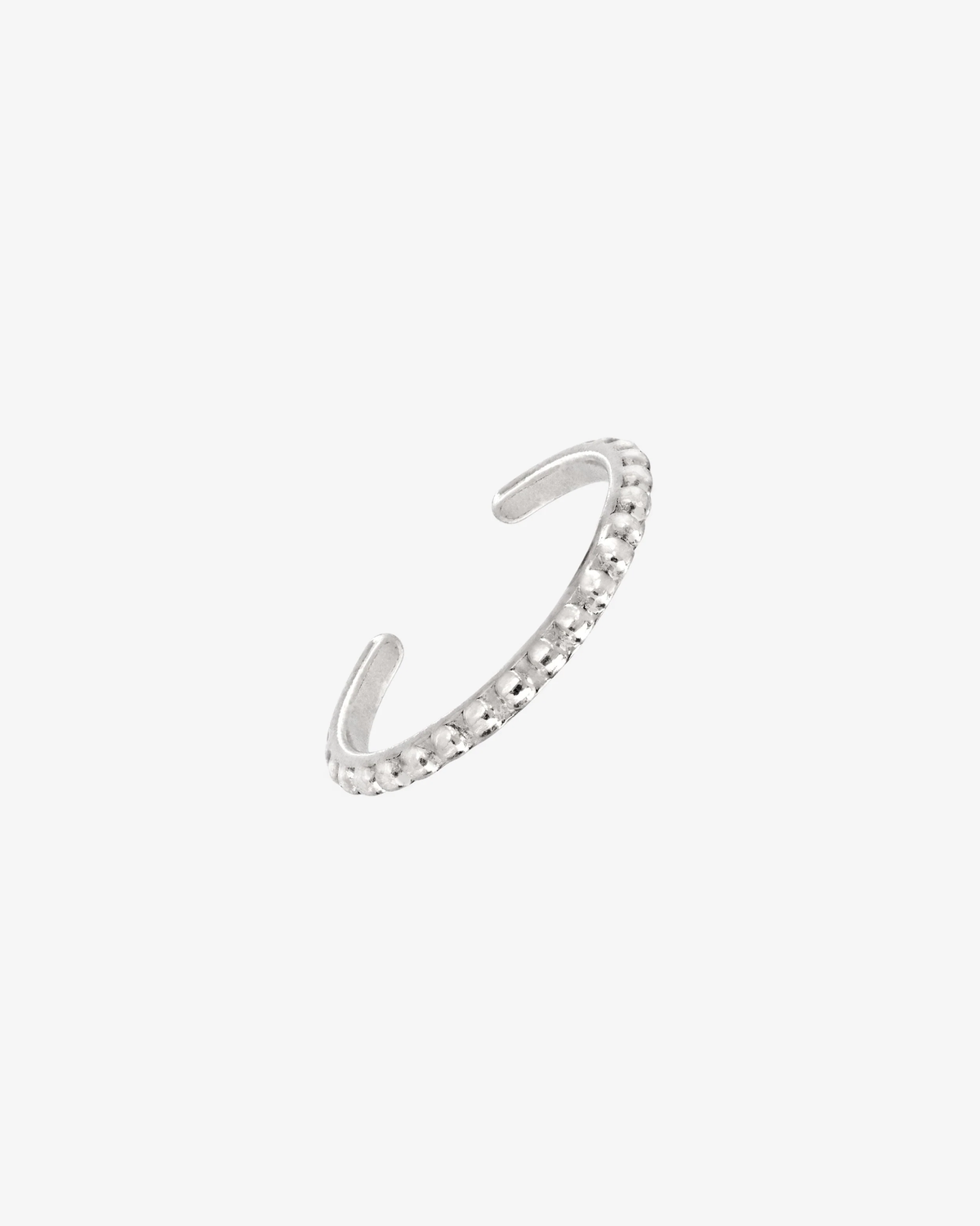 LUAMAYA Punto Toe Ring Silber