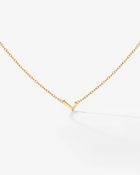 LUAMAYA Tiny Letter Necklace