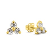 Ohrstecker mit 6 Zirkonia Gold 585 57667