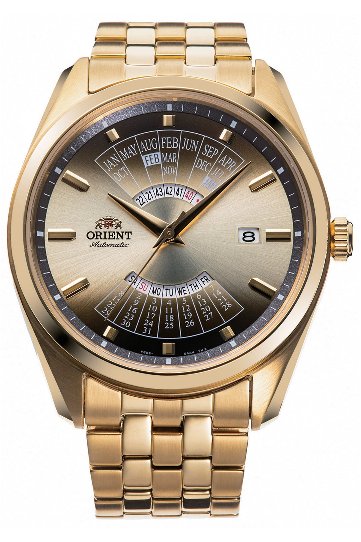 Orient Multi Year Calendar Gold RA-BA0001G