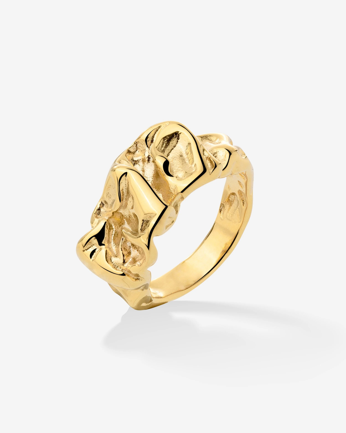 LUAMAYA Crinkled Ring