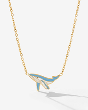 LUAMAYA Blue Whale Necklace