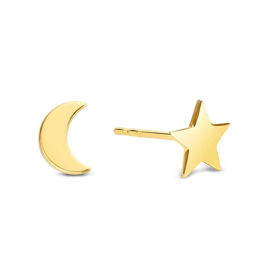 Ohrstecker Mond & Stern Gold 585  57721
