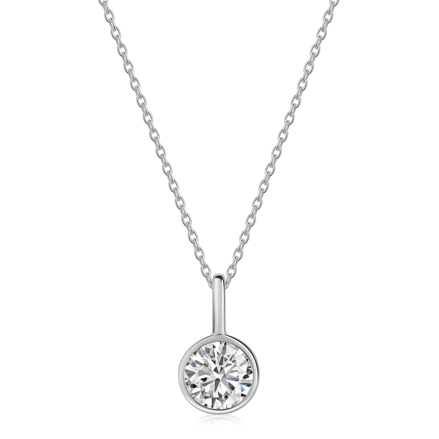 Lovebird Anhänger mit Lab Grown Brillant 1,00 ct. Weißgold 585 LB685