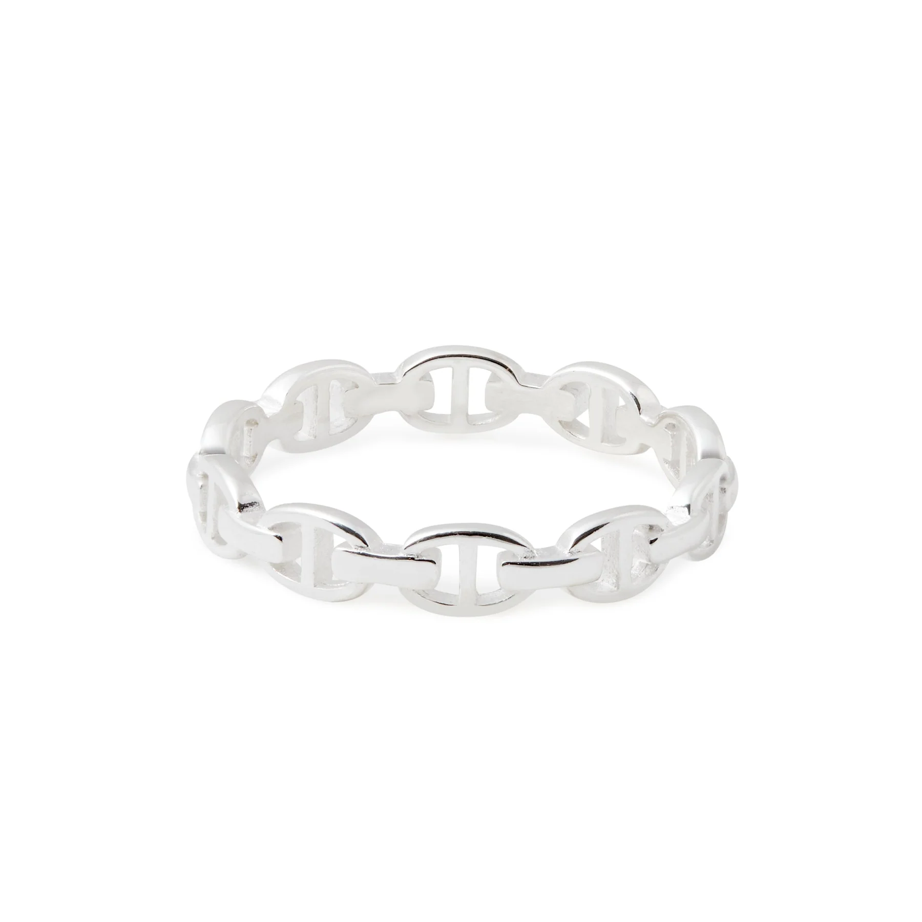 Ring aus Sterlingsilber mit Marineglieder RI-10014P