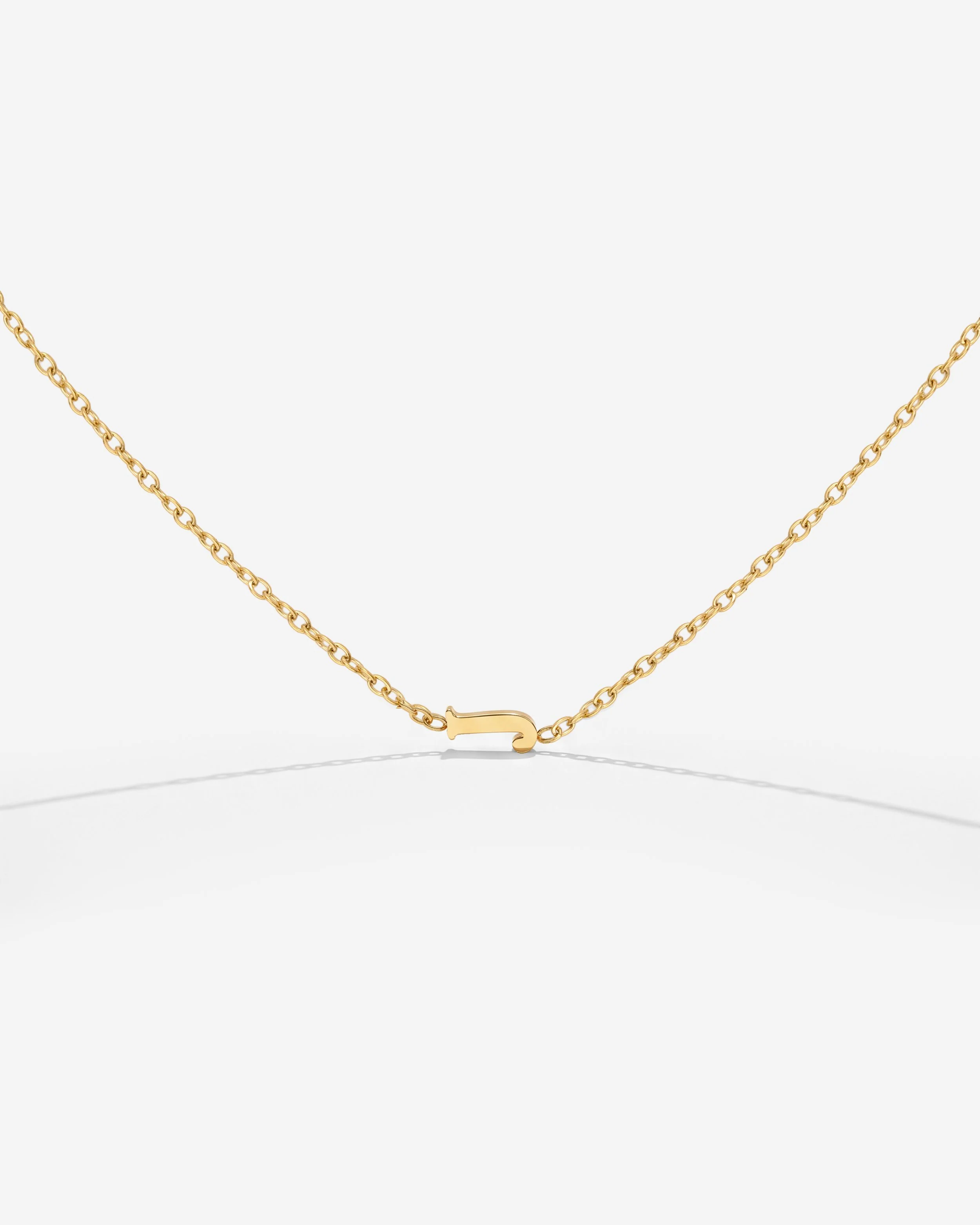 LUAMAYA Tiny Letter Necklace ABC