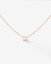 LUAMAYA Tiny Letter Necklace