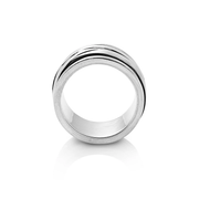 Massiver Ring aus Sterlingsilber R-34X-M