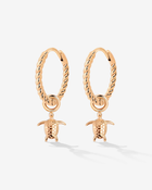 LUAMAYA Sea Turtle Twisted Hoop Set Small