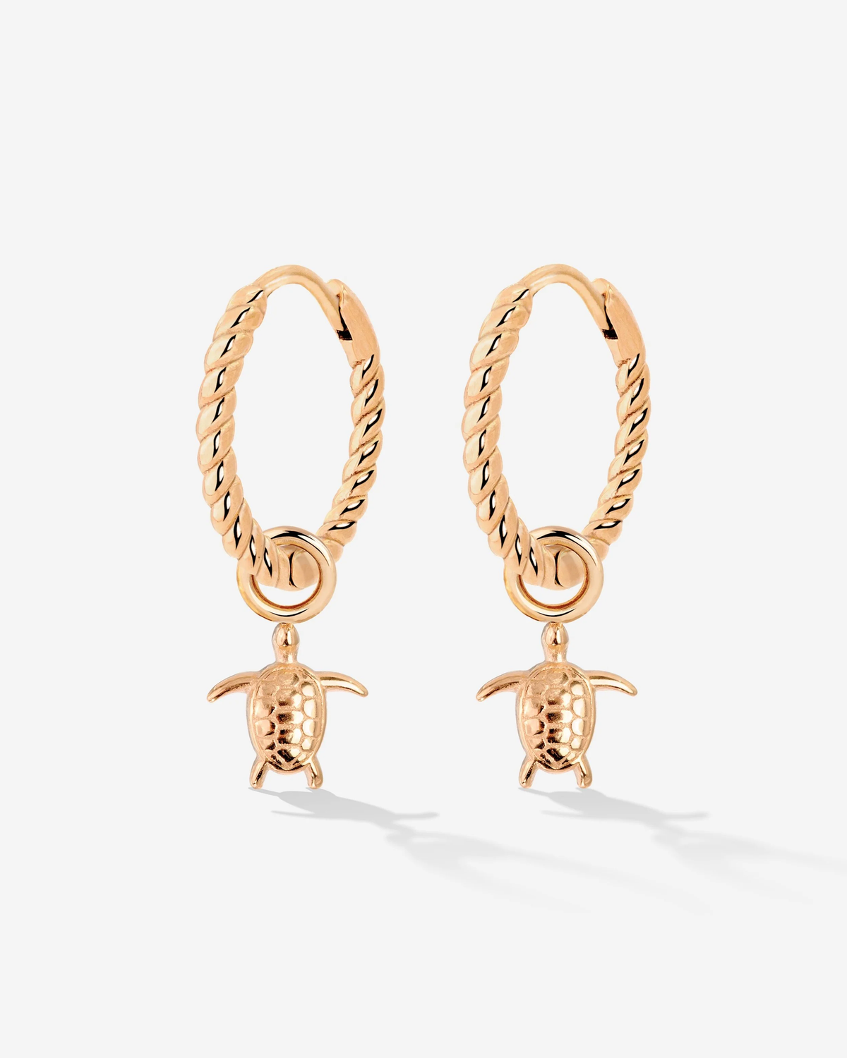 LUAMAYA Sea Turtle Twisted Hoop Set Small