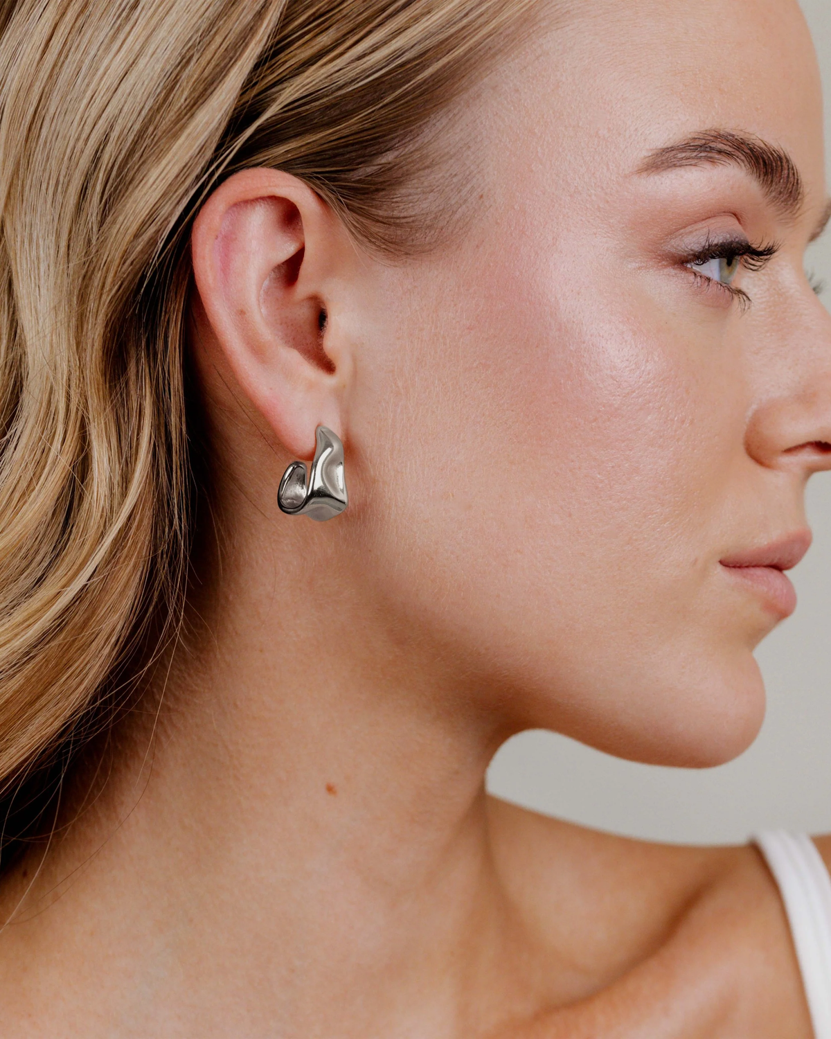 LUAMAYA Liquid Shape Studs