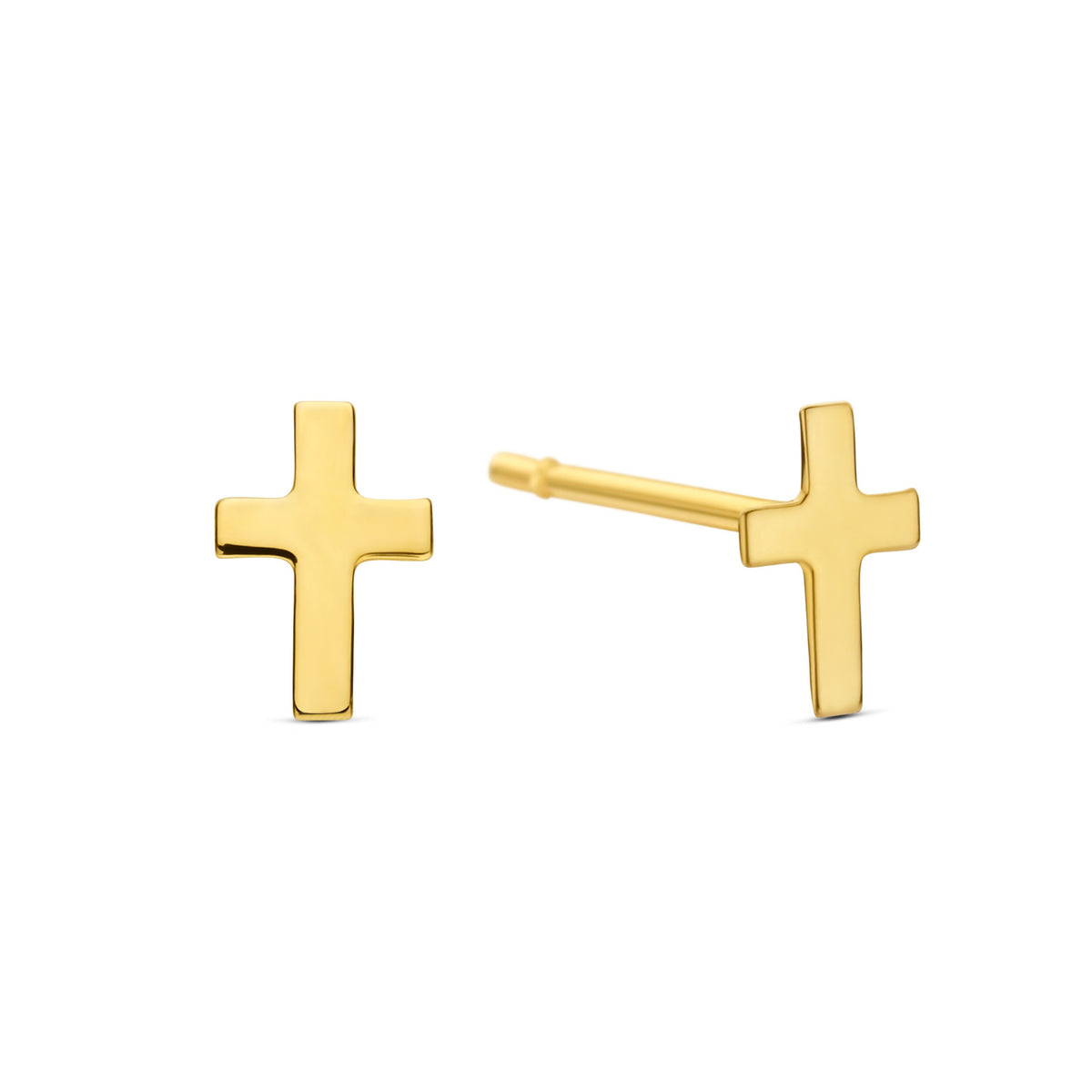 Ohrstecker Kreuz Gold 585 57815